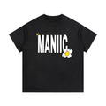 VINTAGE WASH MANIIC HONEY T - SHIRT BLACK, PINK, & BLUE