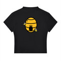 BEEHIVE - WOMAN’S BLACK SLIM FIT TEE