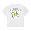 HONEY FLOWER - WOMAN’S WHITE SLIM FIT TEE