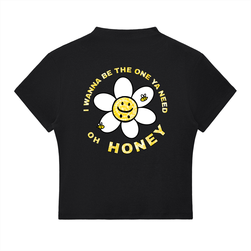 BEEHIVE - WOMAN’S BLACK SLIM FIT TEE